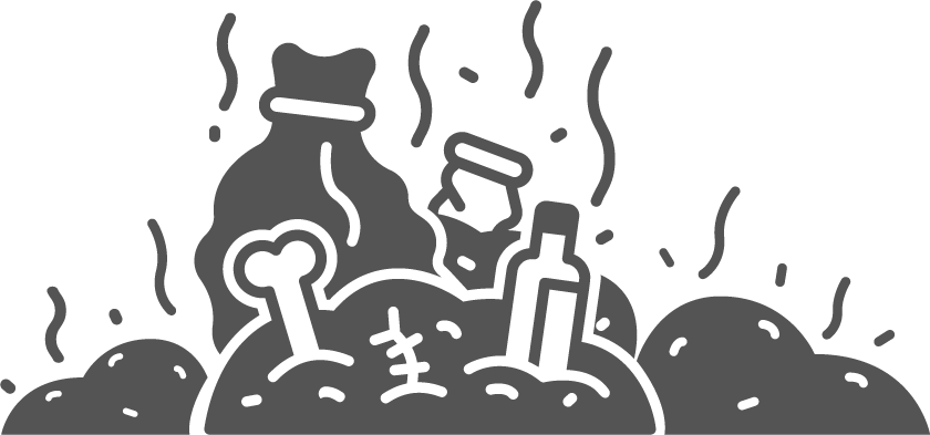 Steaming Trash Graphic